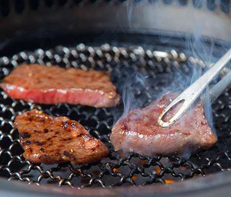 焼きシーン